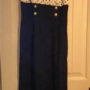 Elegant Black and White Polka Dot Jumpsuit